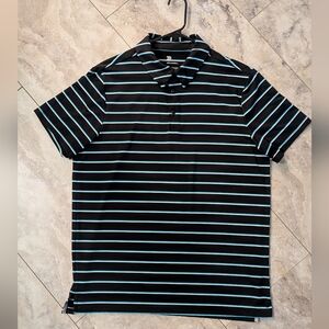 All in Motion Black and Blue Men's Polo Shirt